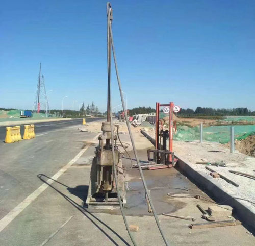 开州公路高聚物注浆加固